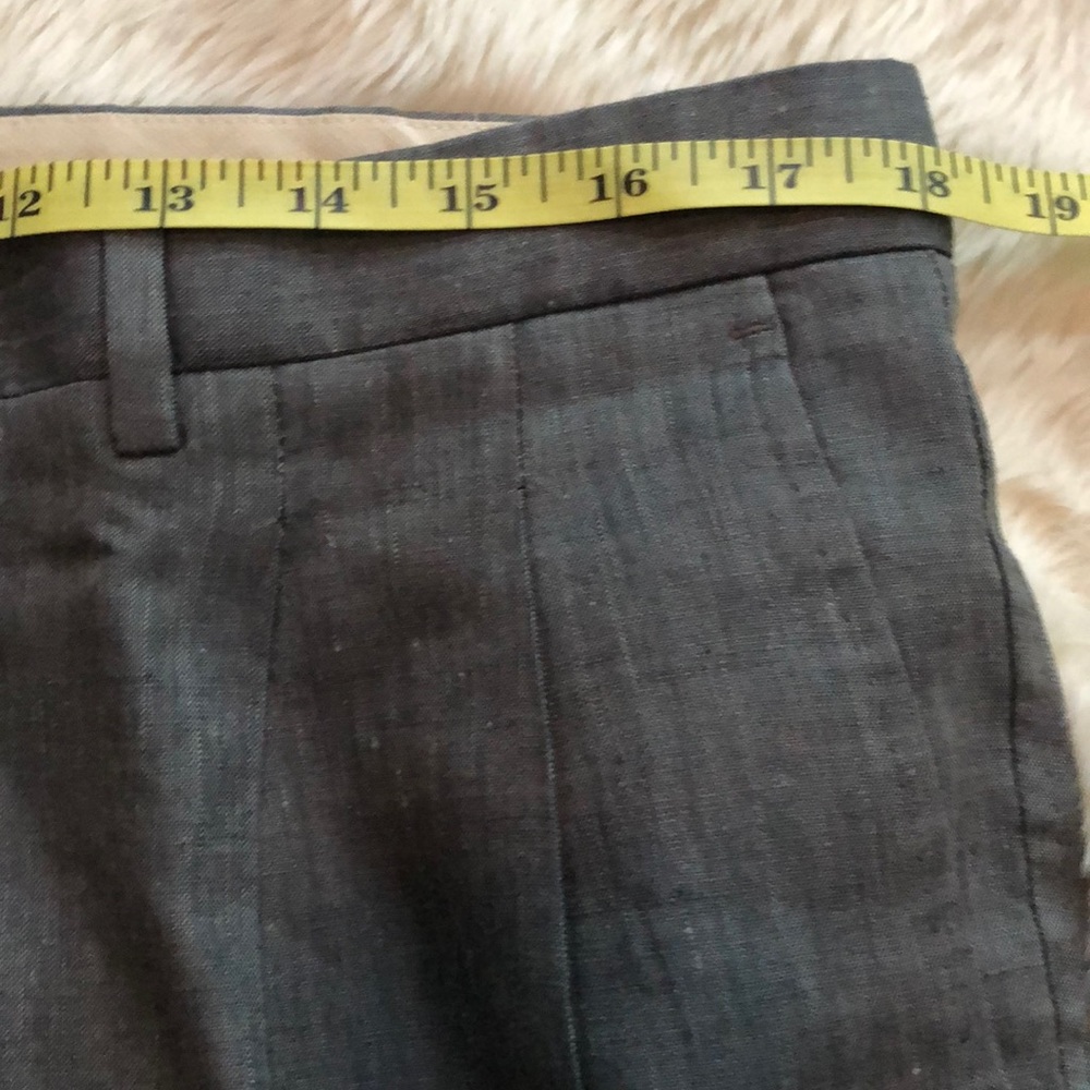 Ermenegildo Zegna pure linen men’s gray pants 36 - Picture 6 of 7